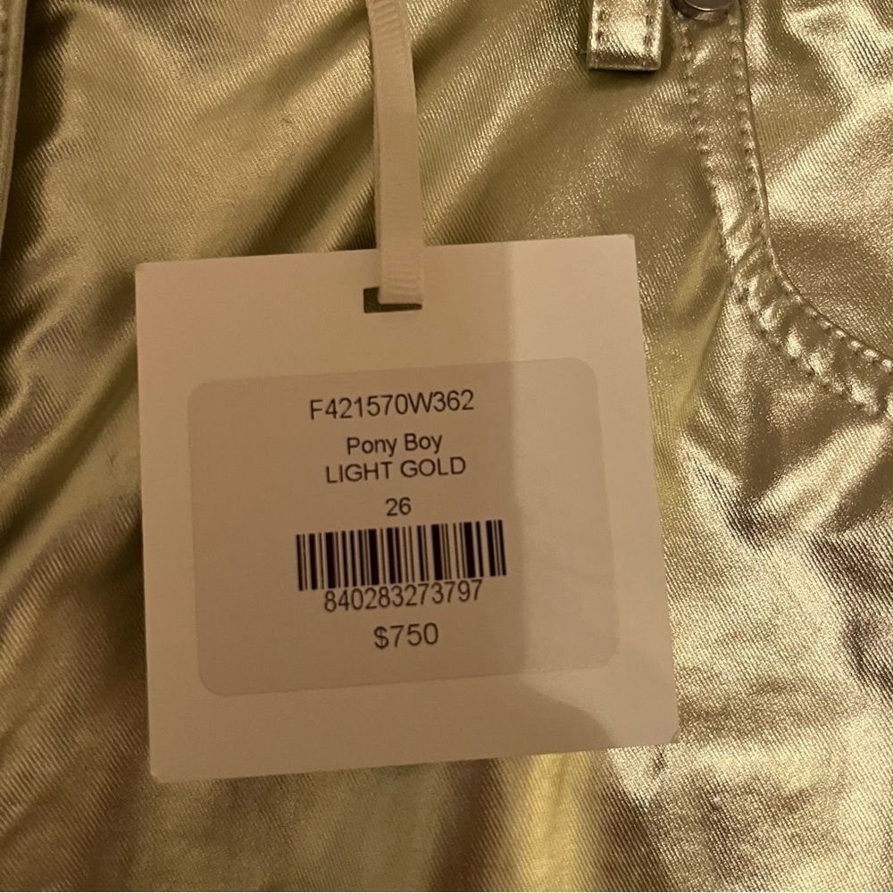NWT TWP Elegant Metallic Pants - Picture 8 of 8
